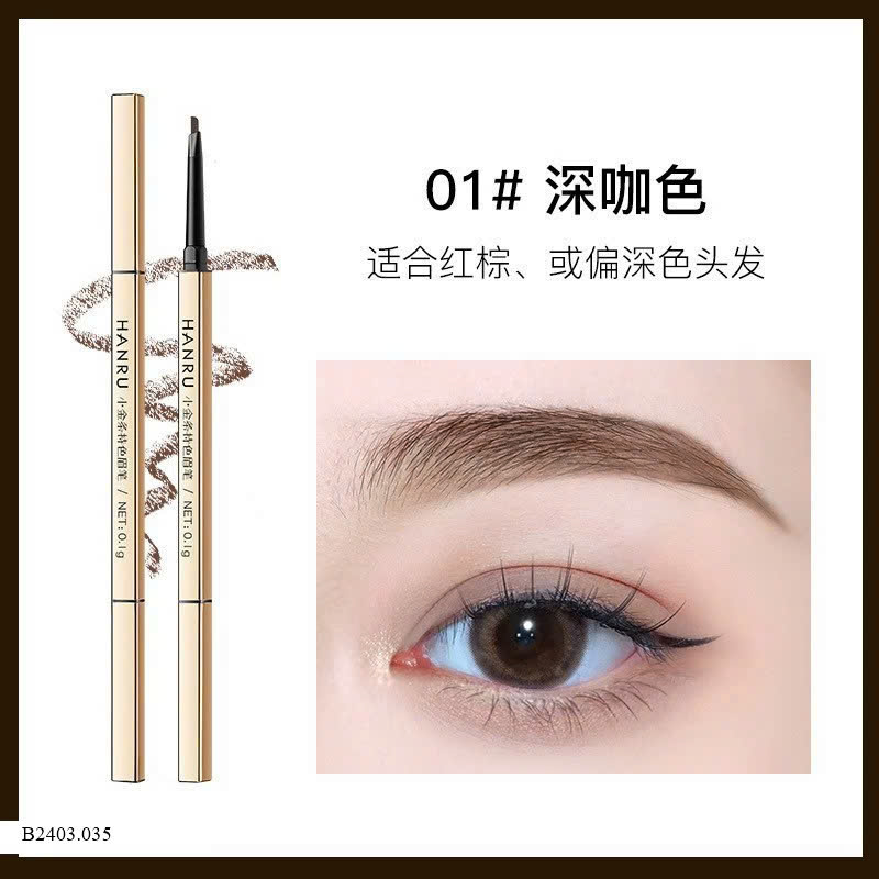 CHÌ KẺ MÀY 2 ĐẦU HANRU  Sỉ  15k/1 chiếc ( bán từ 2 chiếc)