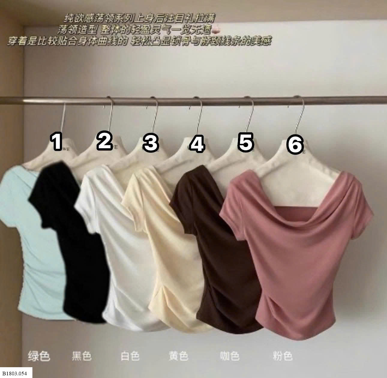 Áo trễ vai nữ tay ngắn   Sỉ 65k