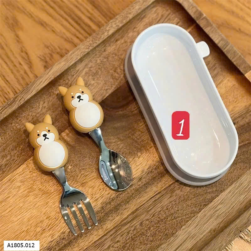 bộ thìa + nĩa + hộp  Sỉ 51k/ bộ thìa + nĩa + hộp 