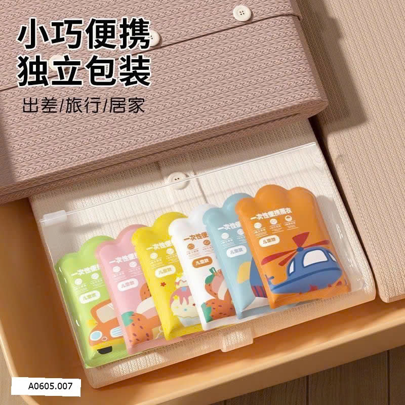 ÁO MƯA GIẤY CHO BÉ   Sỉ 30k/set