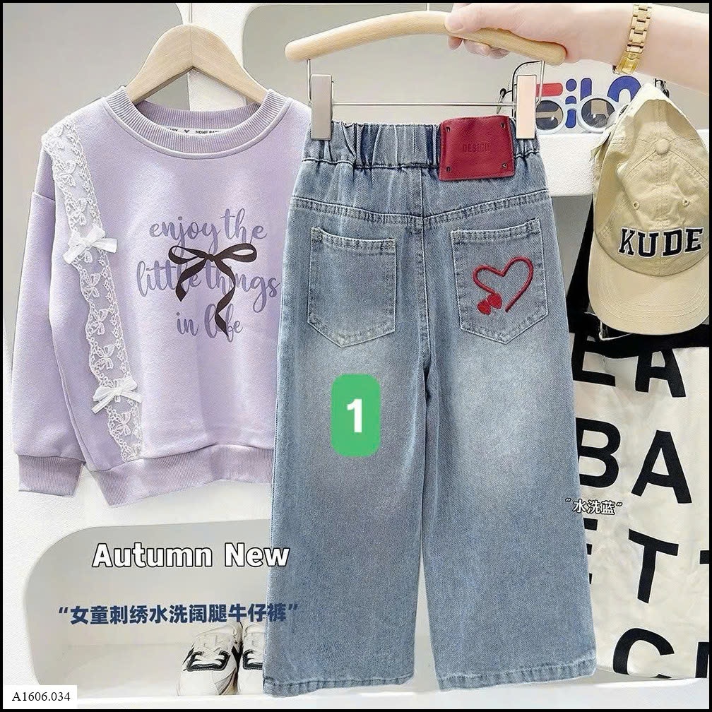  QUẦN JEAN SUÔNG BÉ  Sỉ 131K