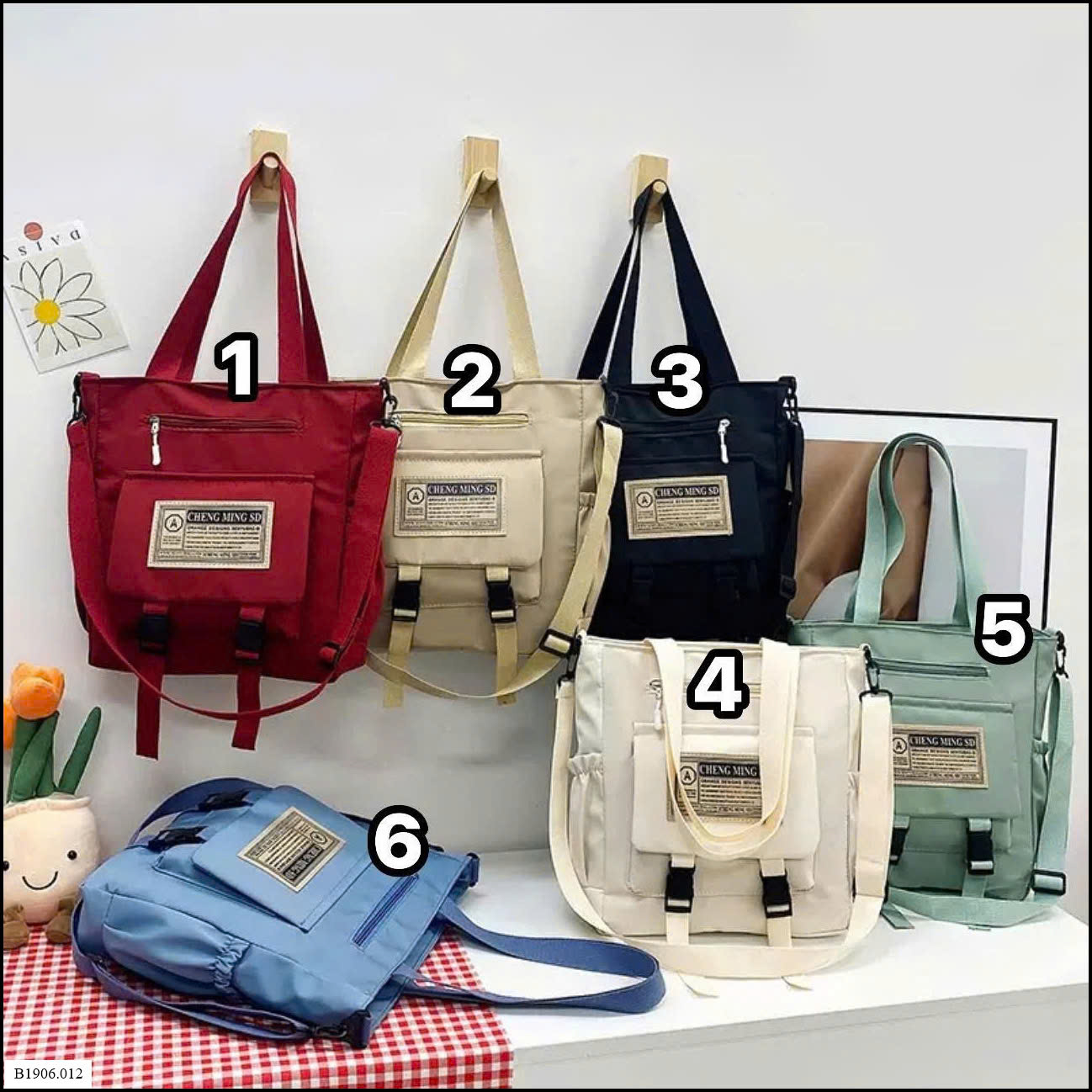Túi vải canvas Hàn Quốc Sỉ giá 75K