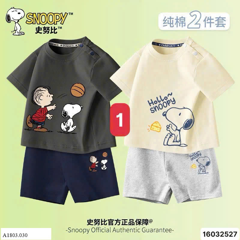 SET 2 BỘ  SNOOPY   Sỉ 239k/ 1 sét 2 bộ