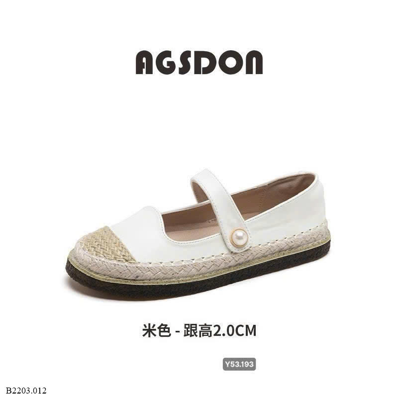 Giày bệt AGSDON    Sỉ 225k
