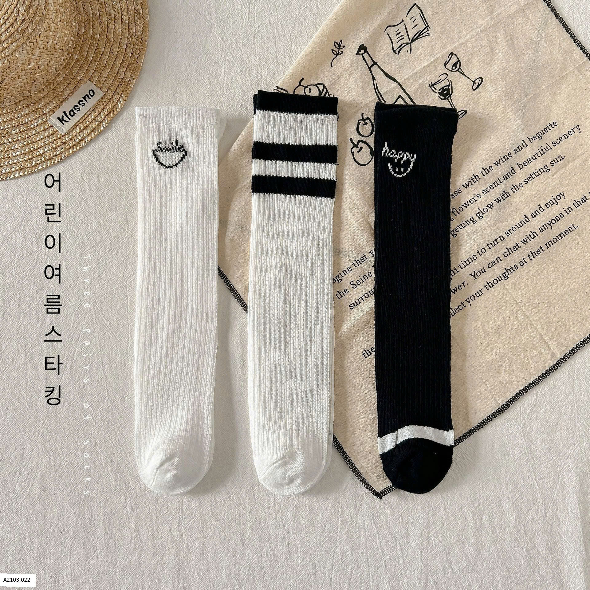 Gom set 3 đôi tất hè bé gái  Sỉ Giá: 62k/set 3 đôi 