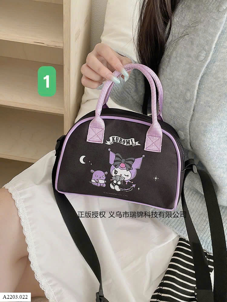 TÚI ĐEO CHÉO KUROMI CHO BÉ GÁI Sỉ 88k