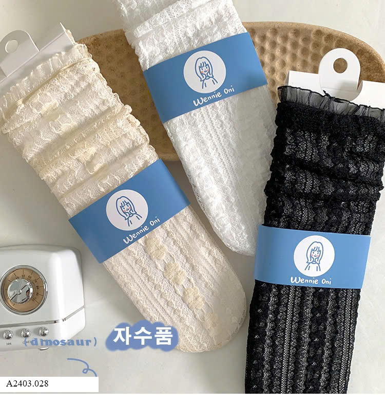 SET 3 ĐÔI TẤT REN CHO BÉ    Sỉ 55k/1 set 3 dối mix màu 