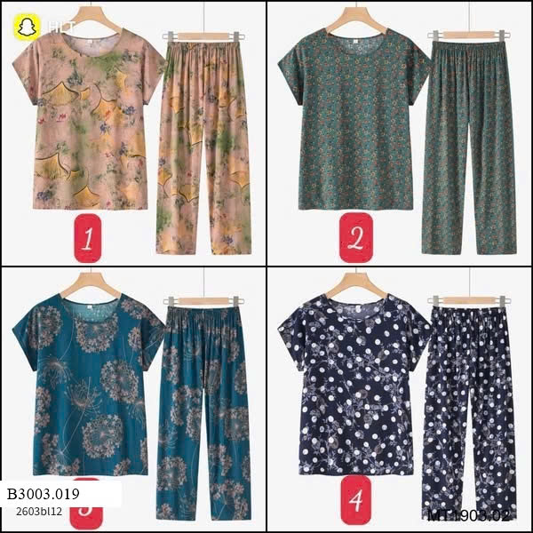 BỘ LANH TRUNG NIÊN CHO CÁC BÀ,CÁC MẸ   Sỉ 105k