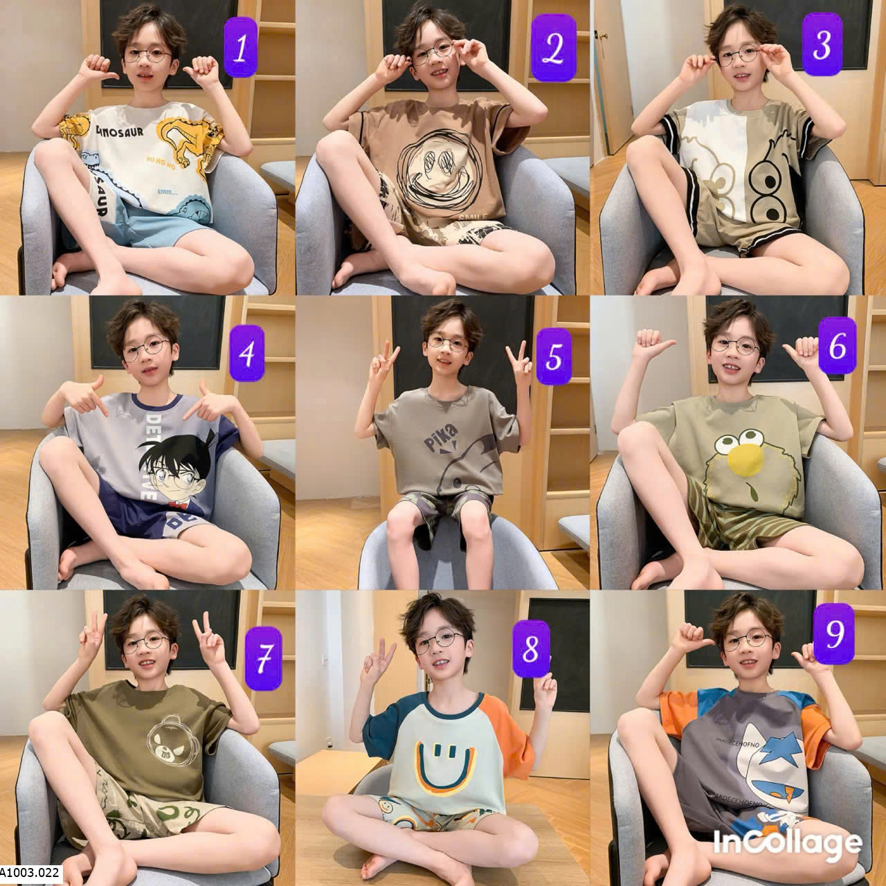 BỘ COTTON BÉ TRAI SZ ĐẠI   Sỉ gia nhu sau  Sz bé : 8-16:  134k Sz đại: S- XL : 157K