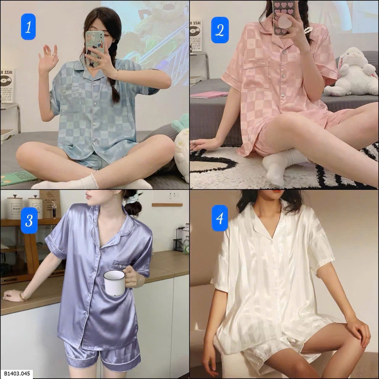 BỘ LỤA CỘC TAY   Sỉ 115k 