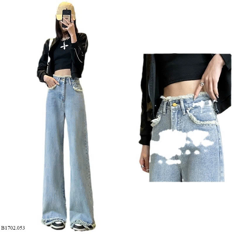 QUẦN JEAN SUÔNG ỐNG LOE Sỉ 134k