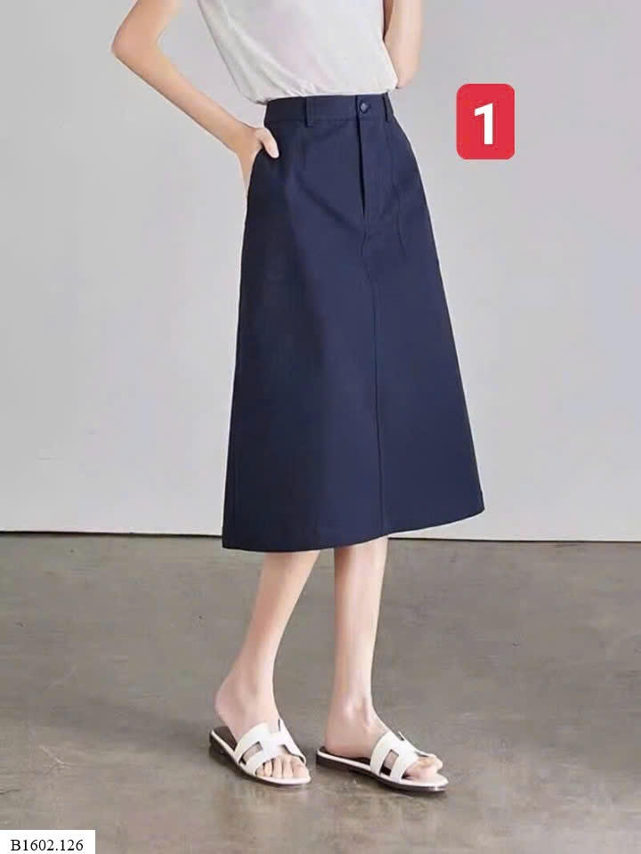 Chân váy kaki mềm chữ A  Sỉ 207k