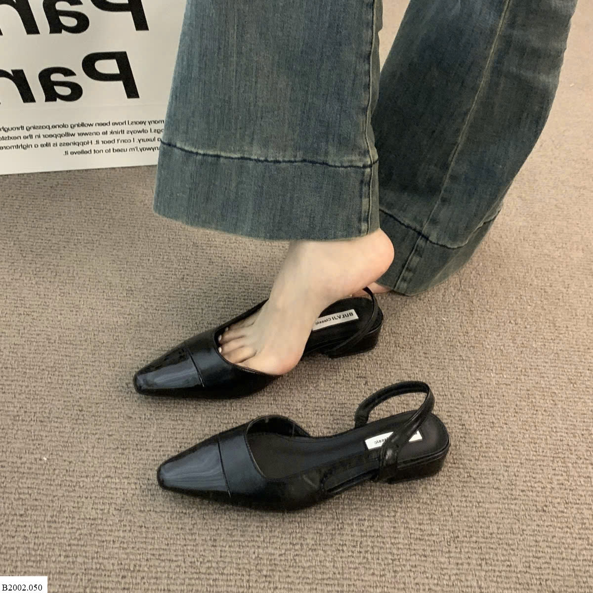 GUỐC PHỐI MŨI DA BÓNG  Sỉ 153k