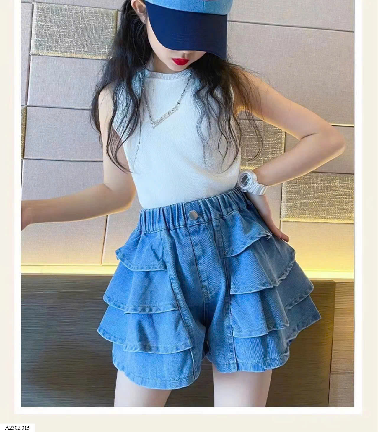 QUẦN GIẢ VÁY XẾP BÈO TẦNG   Sỉ 109k