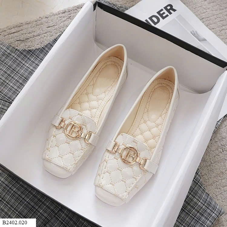    GIÀY BÚP BÊ DA BÓNG NỮ DÂY XÍCH  Sỉ 129k