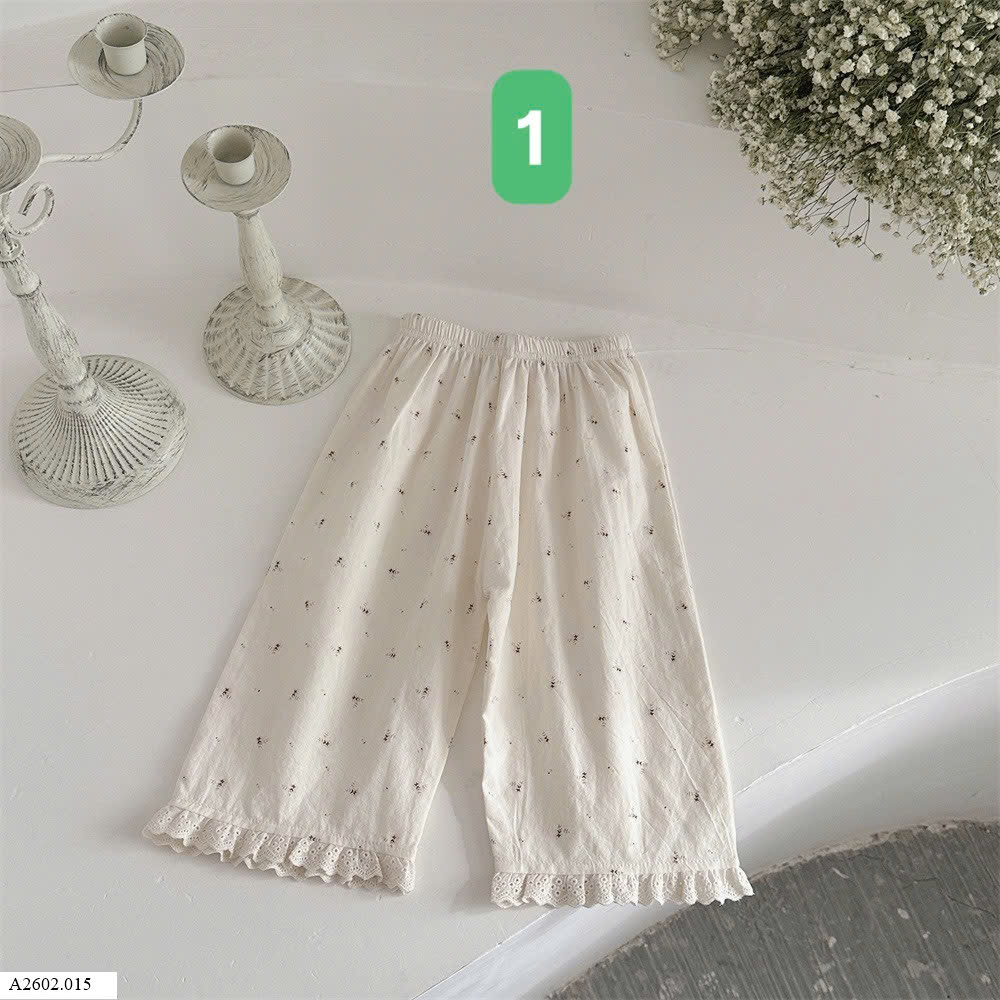 QUẦN ỐNG RỘNG CHO BÉ GÁI Sỉ 108k