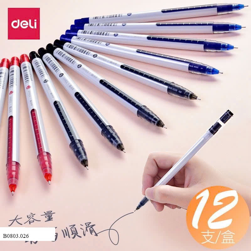 SET 2 HỘP BÚT NƯỚC GEL DELI 0.5MM Sỉ  70k/ 1 sét 2 hộp 1 màu
