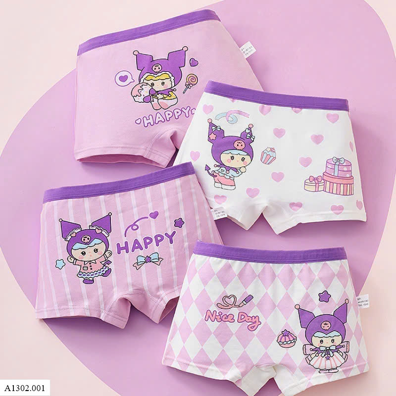 SET 4 QUẦN CHIP BÉ GÁI  Sỉ 82k/ 1 sét 4c