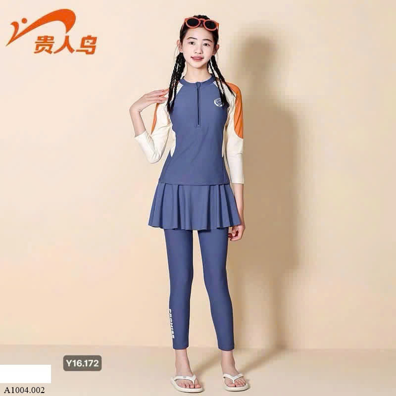  BỘ BƠI DÀI BÉ GÁI     Sỉ 205k