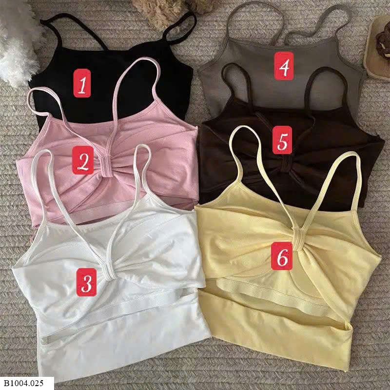 ÁO NƠ HỞ LƯNG KÈM BRA   Sỉ 42k