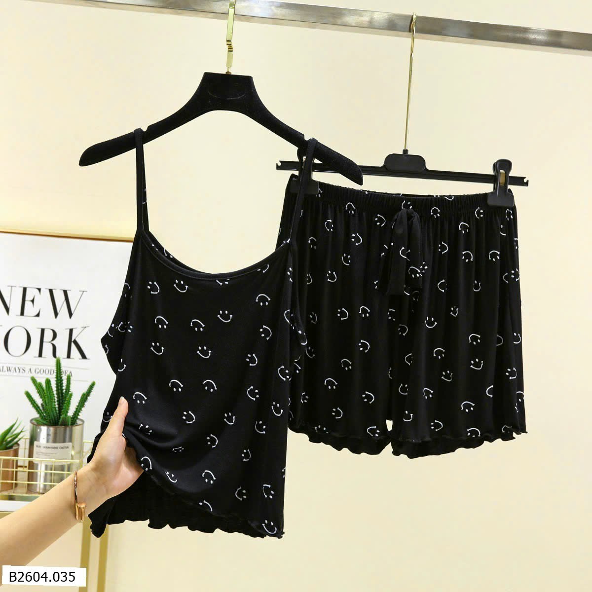 Bộ ngủ 2 dây thun lạnh  Sỉ 75k/1 bộ 