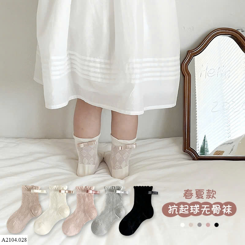  TẤT REN NƠ CHO MẸ VÀ BÉ  Sỉ  19k/1 đôi bán từ 2 đôi