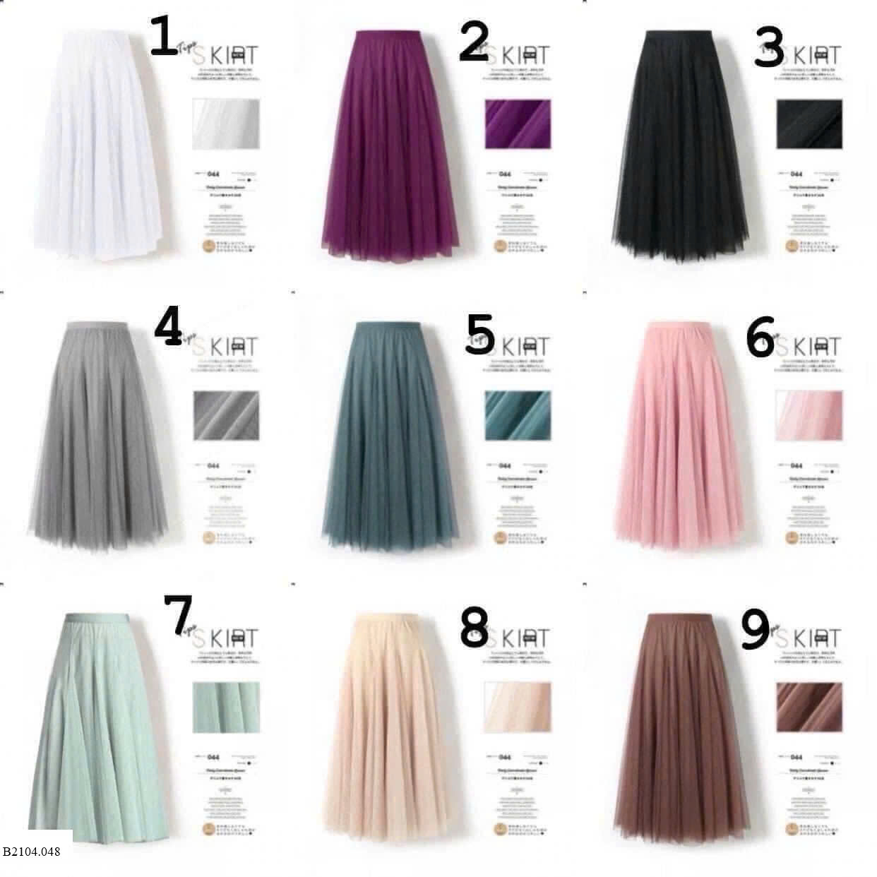 CHÂN VÁY MIDI VOAN Sỉ 105k