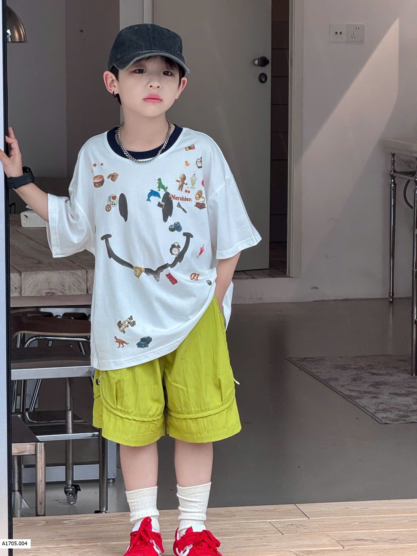 SET ÁO THUN PHÔNG HỌA TIẾT  MIX QUẦN SHORT BT Sỉ  giá  áo: 141k quần: 141k