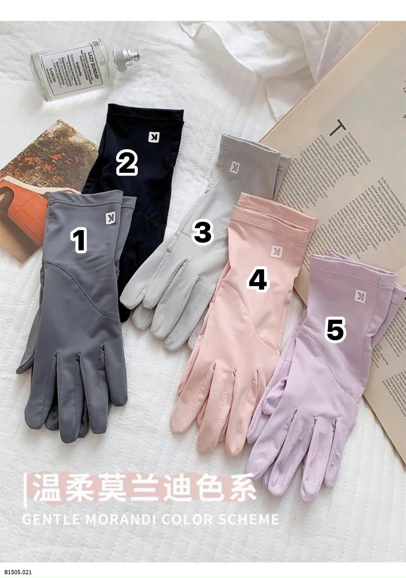 GĂNG TAY CHỐNG NẮNG CHỮ K  Sỉ 40k