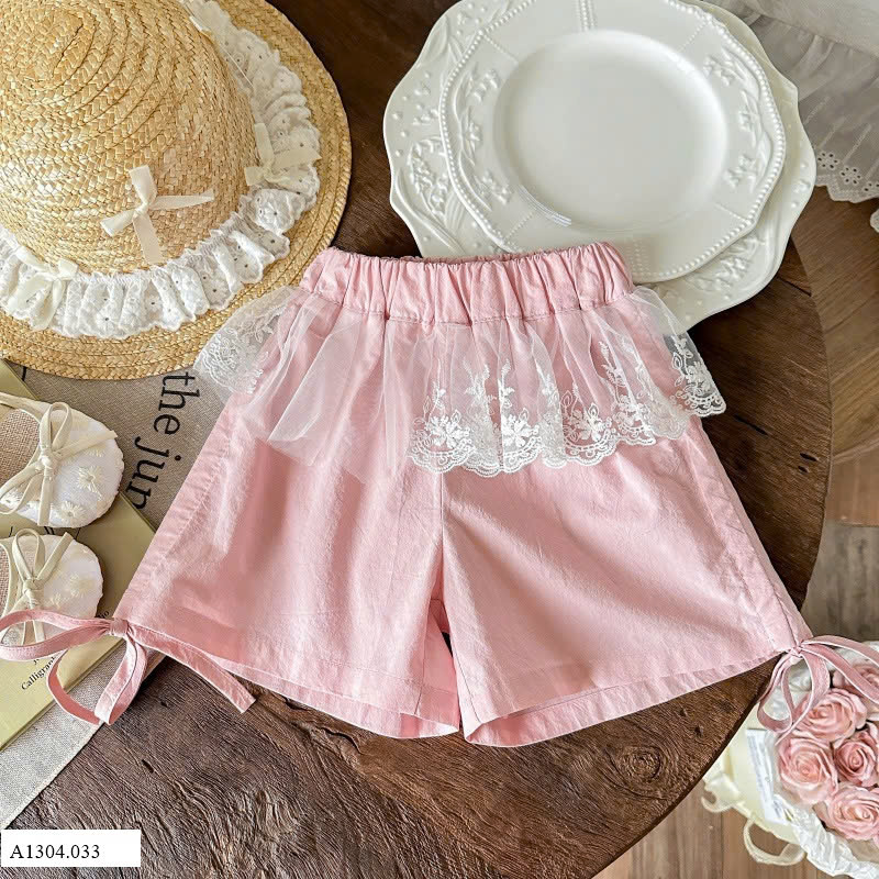 QUẦN SHORT PHỐI REN   Si  105k