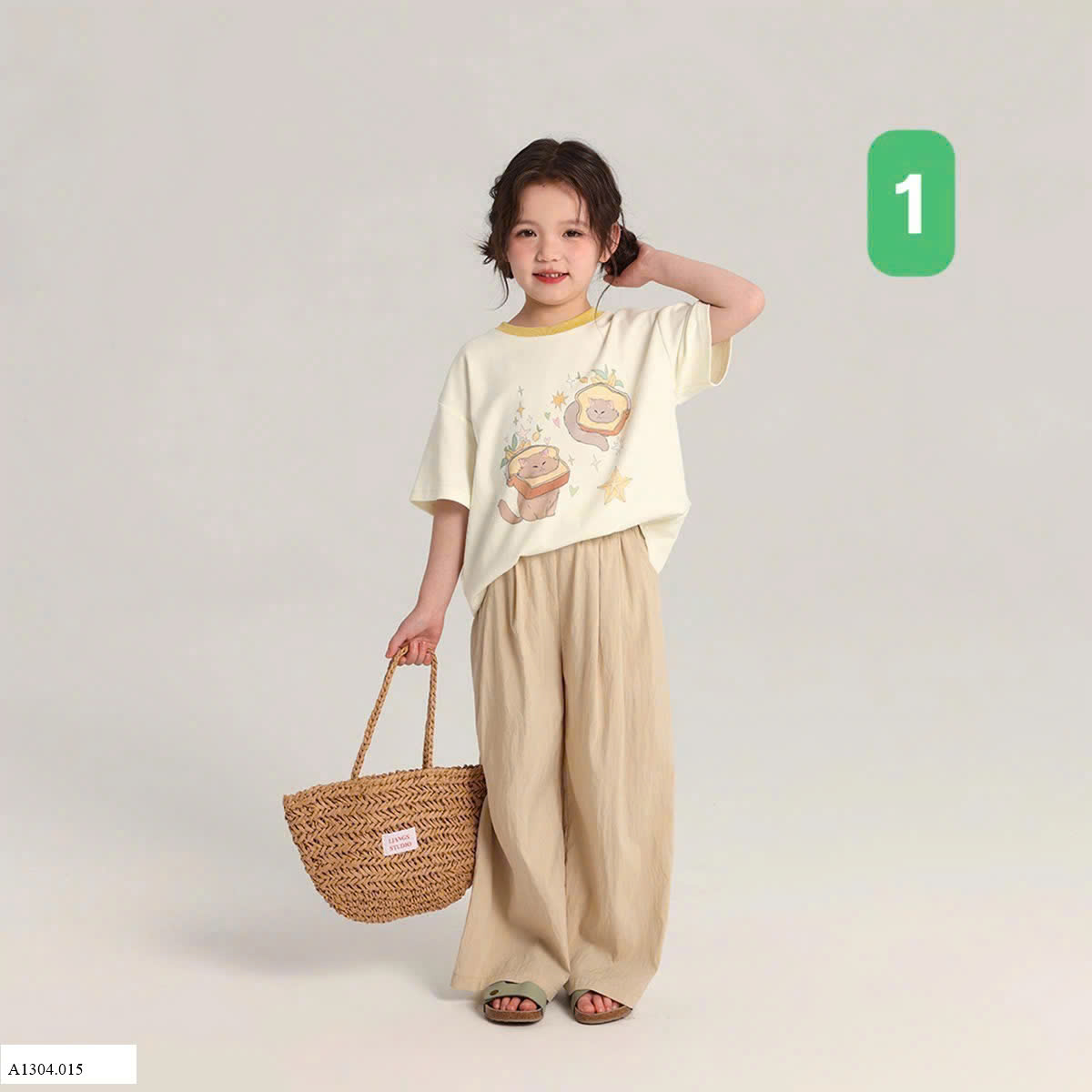 ÁO THUN CỘC TAY IN HÌNH BÉ GÁI    Giá sỉ như sau: sz 100-160: 125k sz 170: 140k