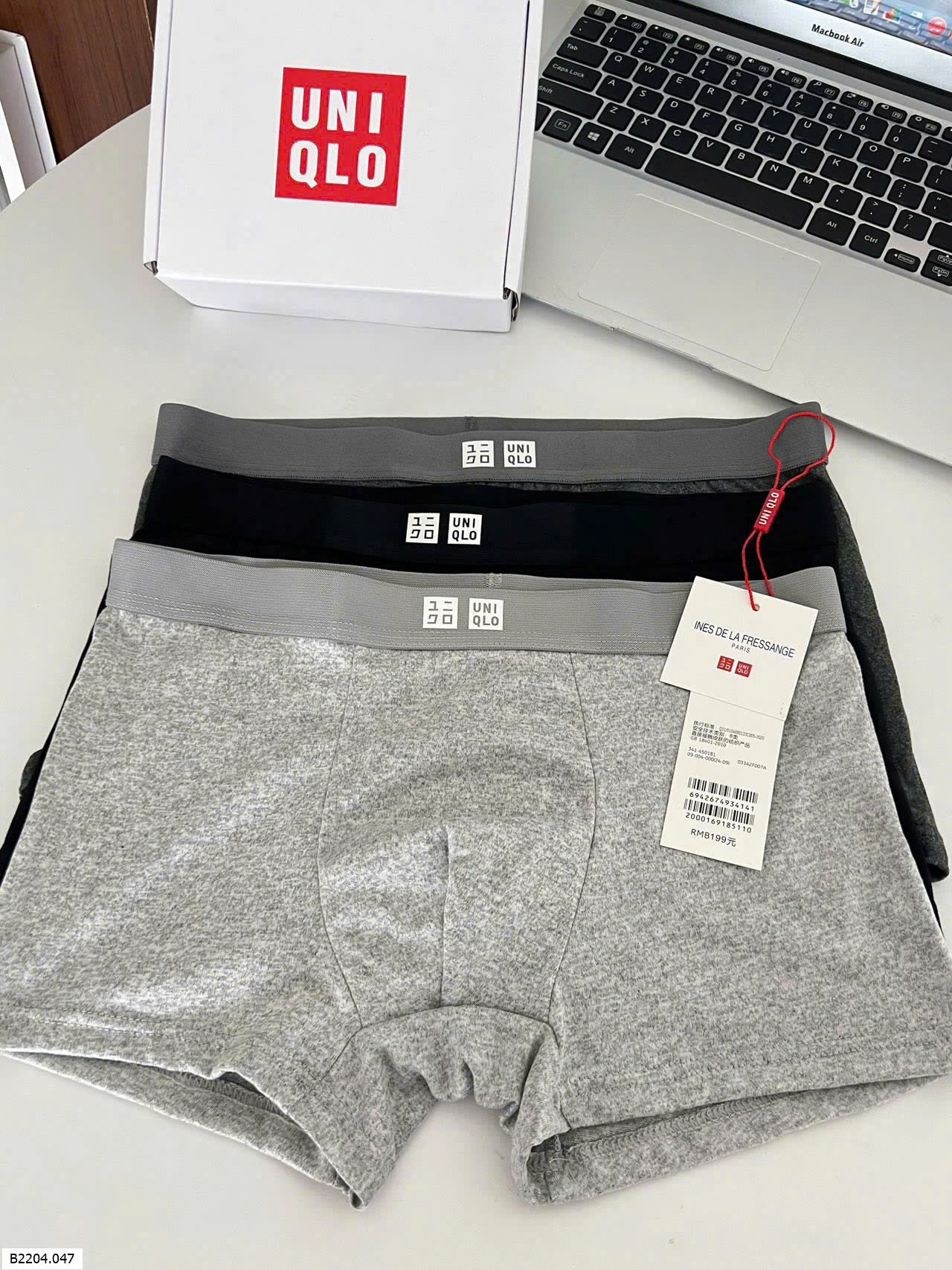 HỘP 3 QUẦN SỊP ĐÙI U...NIQL NAM  Sỉ 100k/1 set 3 chiếc mix màu 