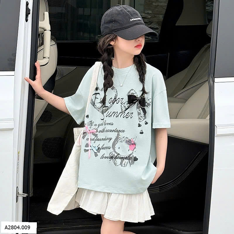 ÁO THUN CỘC TAY HELLO KITTY MIX CV CHO BG Sỉ  giá  áo: 131k cv: 143k 