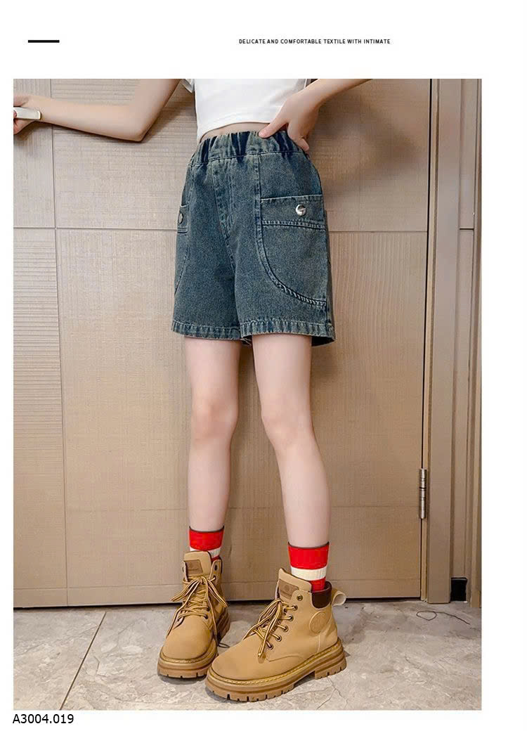 QUẦN SHORT DENIM BÉ GÁI   Sỉ 125k 