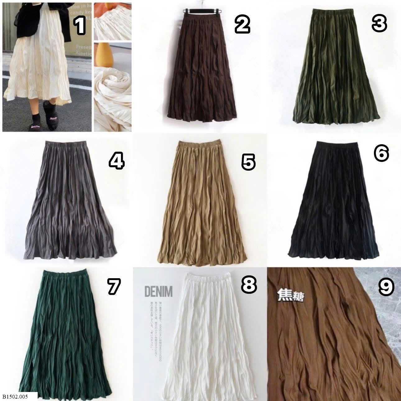 CHÂN VÁY DÁNG DÀI CHO NỮ   Sỉ 120k