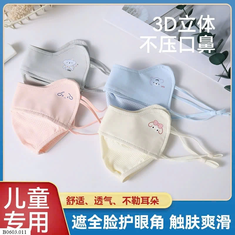 SET 4 KHẨU TRANG CHỐNG TIA UV Sỉ 82k/ 1 sét 4 chiếc mix màu