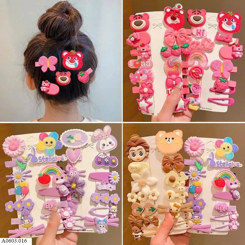 SET DÂY + KẸP TÓC CHO BÉ Sỉ 22k/ 1 sét 