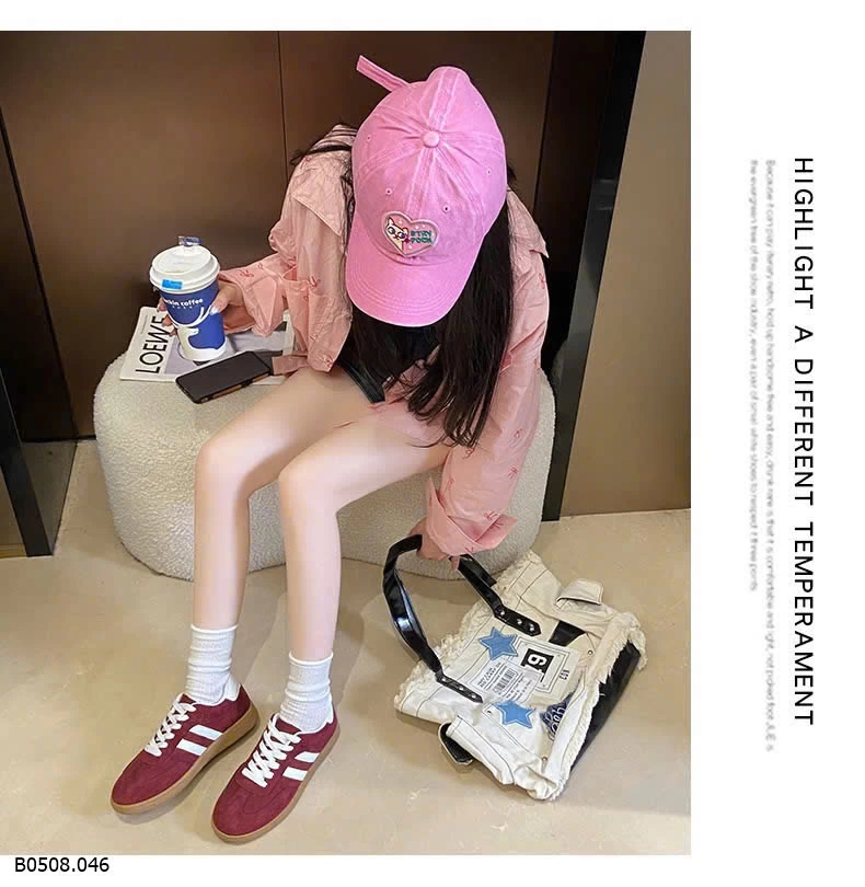Sneaker đế bằng hot trend 2025   Sỉ 110k