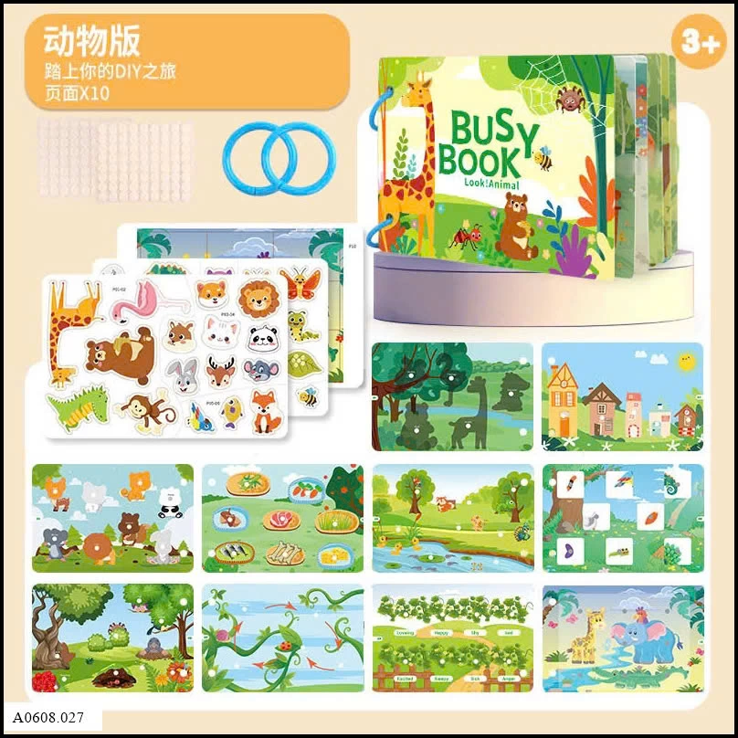 SÉT 4 QUYỂN BÓC DÁN THEO CHỦ ĐỀ   Giá sỉ 75k/set 4q mix 