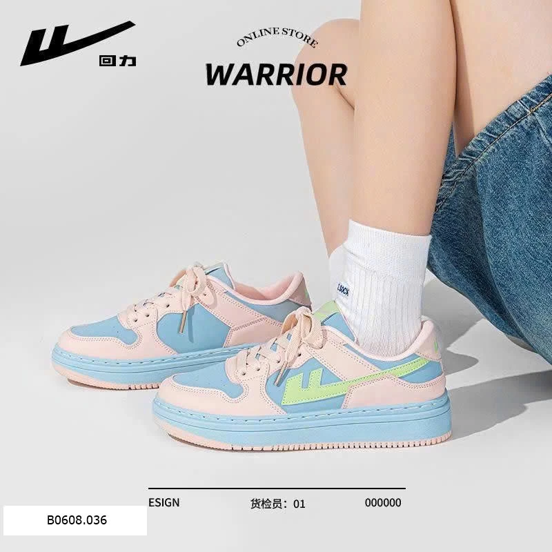 GIÀY THỂ THAO WARRIOR PHỐI MÀU NỮ   Sỉ 220k