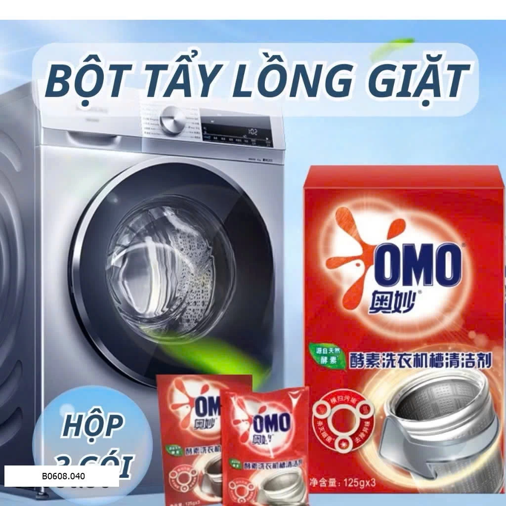 SET 6 GÓI TẨY LỒNG GIẶT OMO   Sỉ 120k/1 set 6 gói