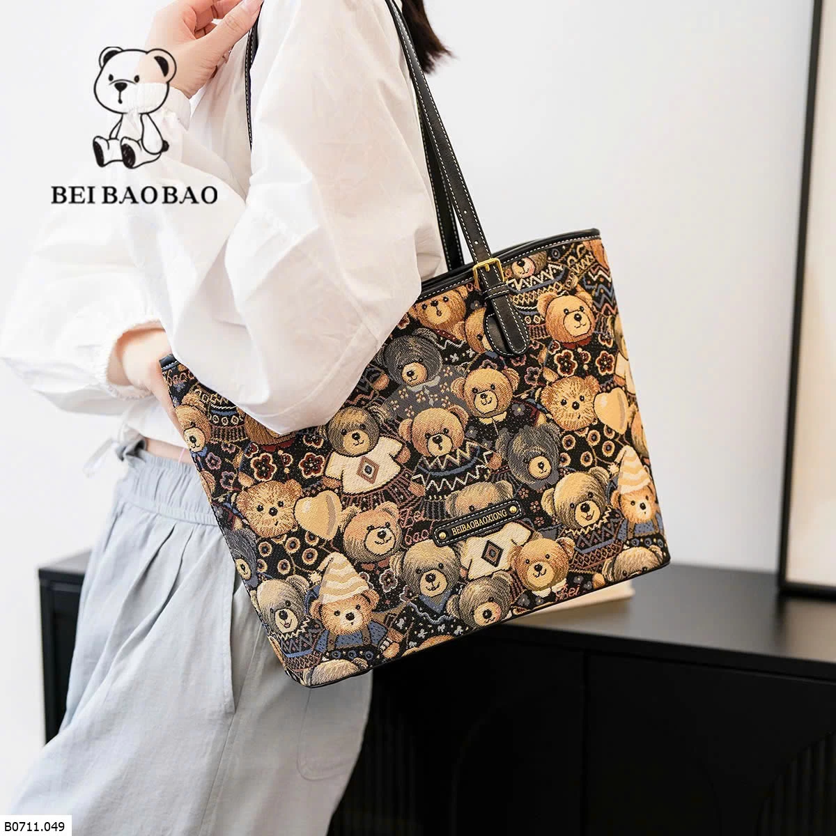 TÚI ĐEO VAI OVERSIZE BEIBAOBAO   Giá sỉ 239k