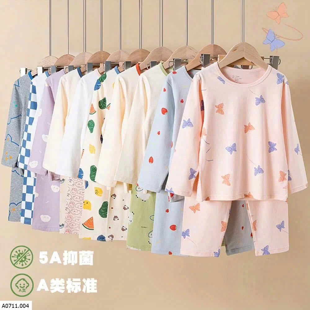 BỘ COTTON TRẺ EM HÀNG XUẤT   Giá sỉ 135k