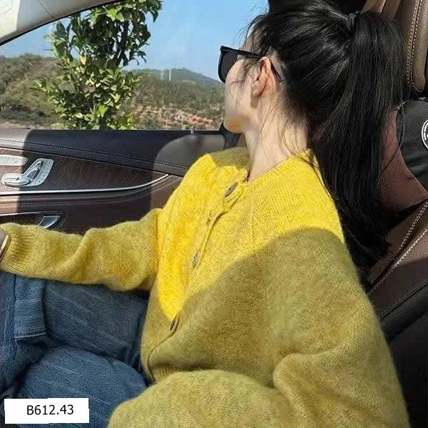 ÁO LEN CARDIGAN TONE VÀNG  Giá sỉ 130k