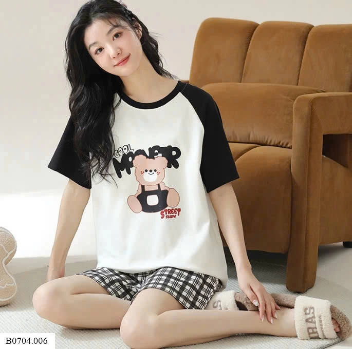 BỘ MẶC NHÀ CỘC TAY CHO NỮ Sỉ 98k (m19-36)