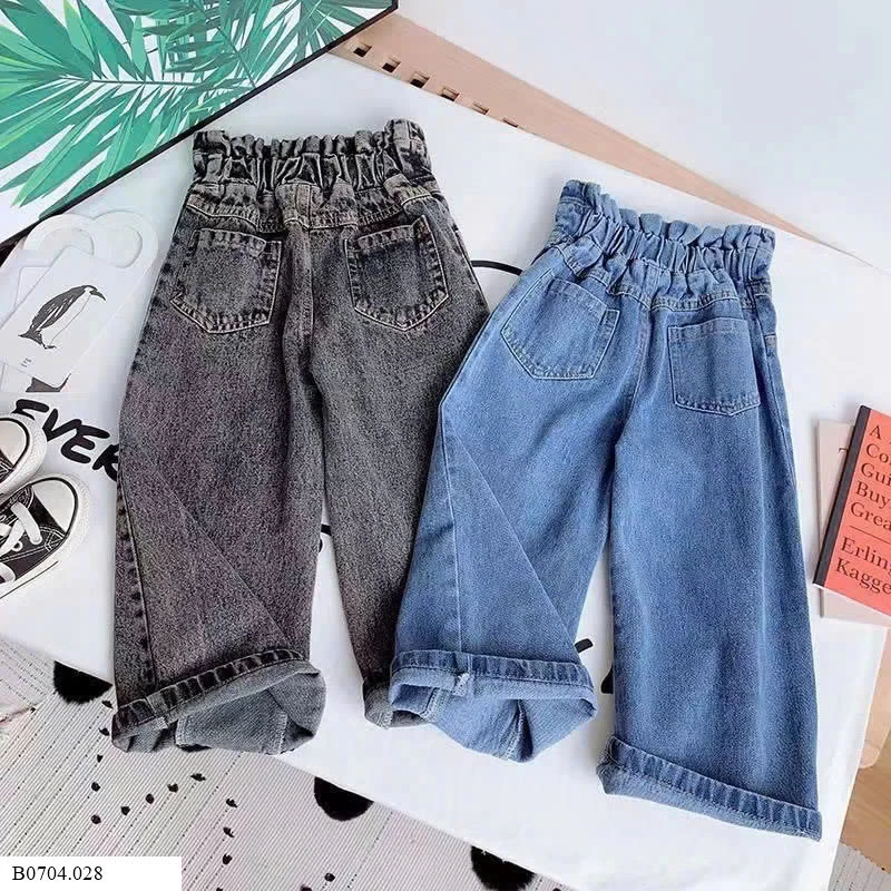 QUẦN JEAN SUÔNG CHO BÉ GÁI  Sỉ 130k