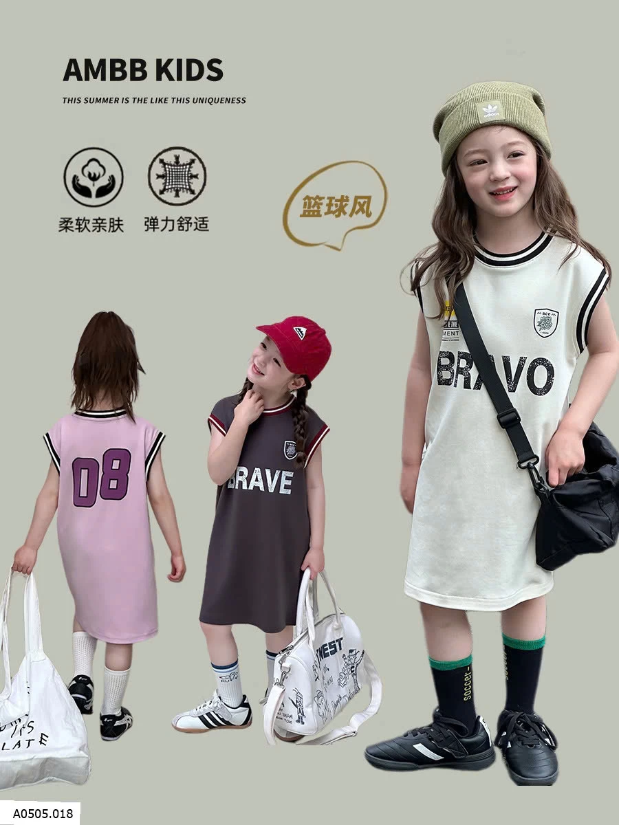 Váy suông BRAVE AMbb  Sỉ giá  90-150 : 128k 160: 138k 170: 151k