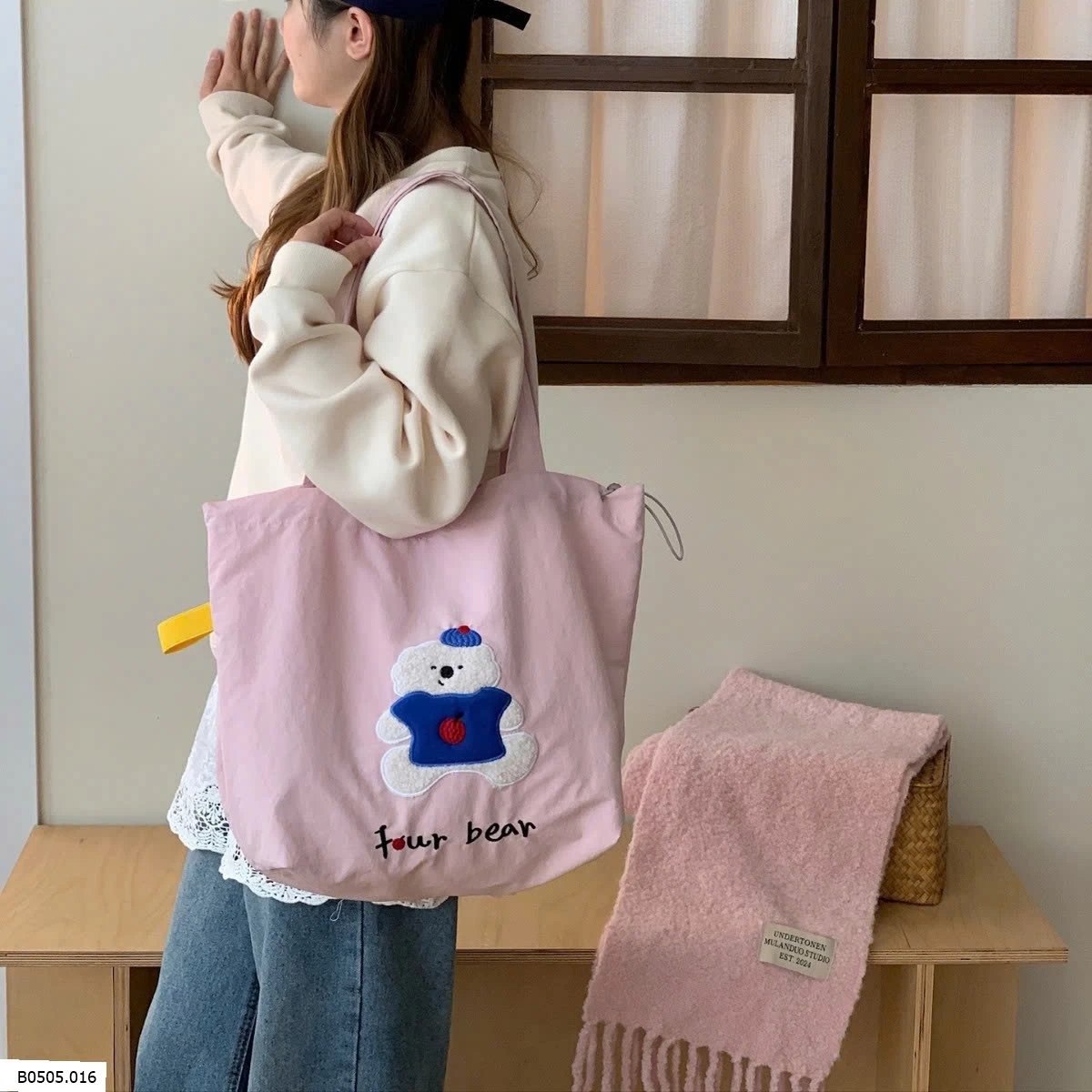  TÚI ĐEO VAI CANVAS RÚT DÂY Sỉ 105k