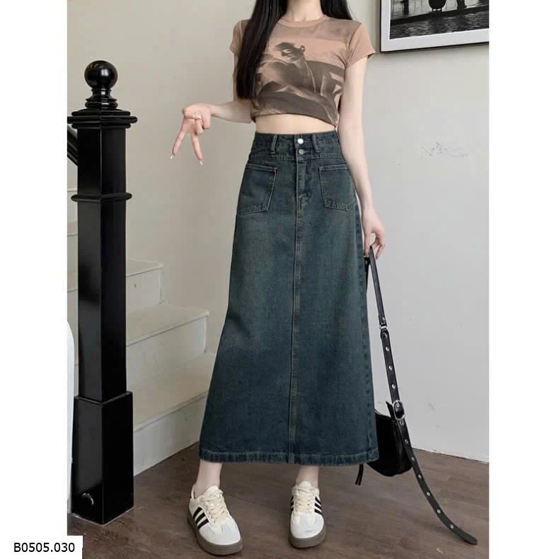 CHÂN VÁY JEAN DÁNG DÀI Sỉ 159k