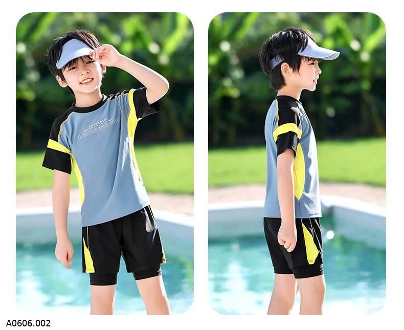 BỘ BƠI BÉ TRAI SIZE ĐẠI YUKE  Sỉ 165k